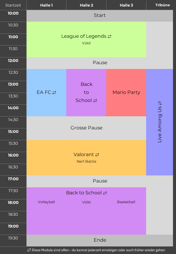 Timetable 31-01-26